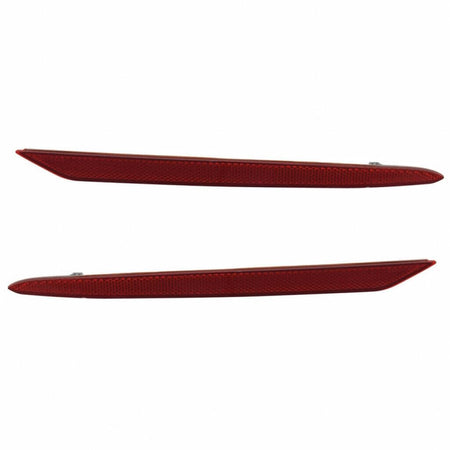 Rear Right Passenger & Left Driver Side Pair Bumper Cover Marker Light Reflector Lamp Insert Set Of 2 Replacement For 2019-2020 Ford Fusion/Police ...