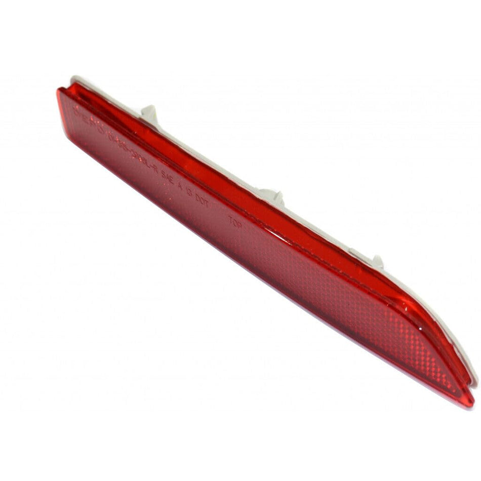 Rear Driver Side Bumper Reflector Fits 2015-2024 Nissan Murano 2015-2024 Murano 2018-2024 Leaf 2020-2023 Sentra Red Lens NI1184103 265658990B
