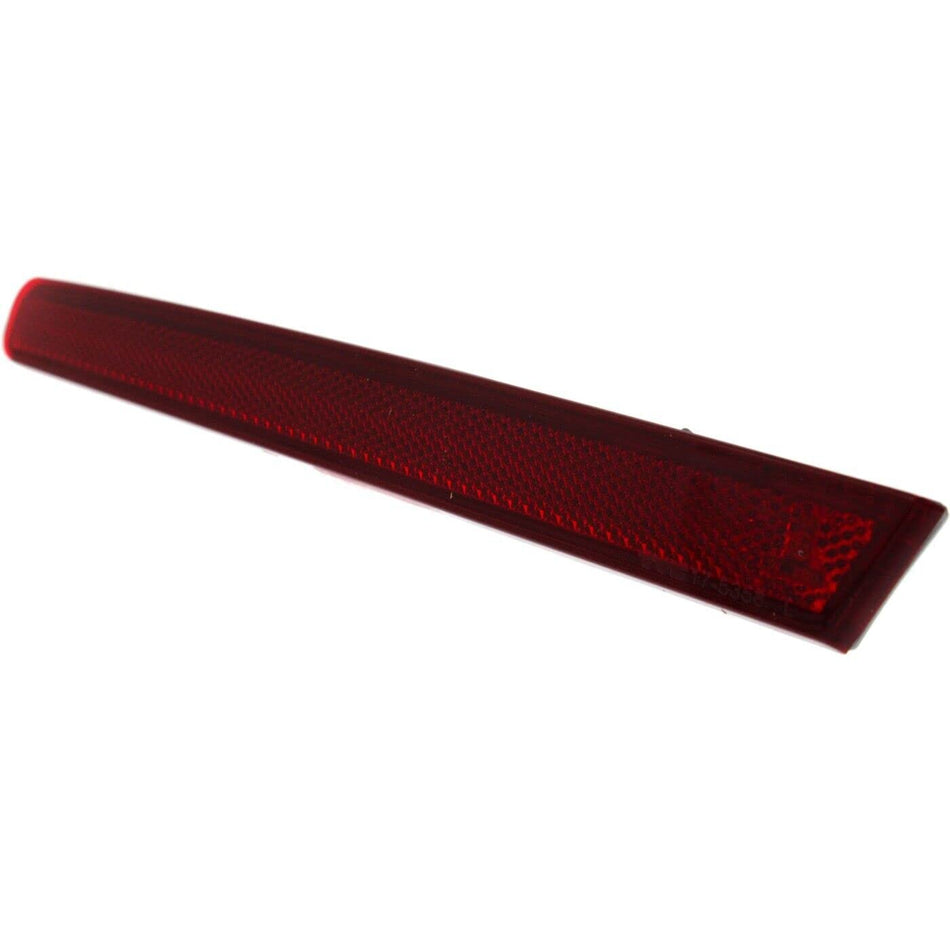 DAT AUTO PARTS Rear Left Driver Side Bumper Cover Marker Light Reflector Lamp Insert Replacement For 2011-2015 Ford Explorer Red Plastic Lens FO118...