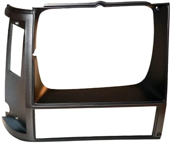 Front Right Passenger Side Head Light Door Molding Insert Bezel Cover Grille Trim Replacement For 1984 1985 1986 1987 1988 1989 1990 Jeep Cherokee ...