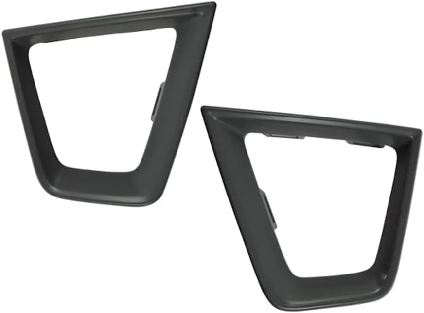 Front Driver and Passenger Side Fog Light Bumper Cover Bezel Trim Set of 2 Replacement For 2019-2023 Jeep Renegade Except Upland and Trailhawk Mode...