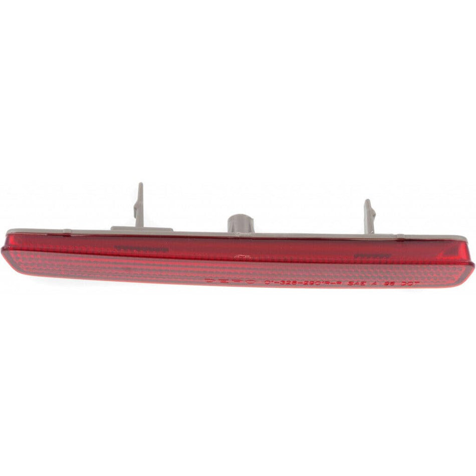 Rear Driver Side Bumper Reflector Marker Light for 2012-2017 Toyota Prius V Scion tC Red Lens Fits 2012-2017 Toyota Prius V Scion Red Lens TO1184106