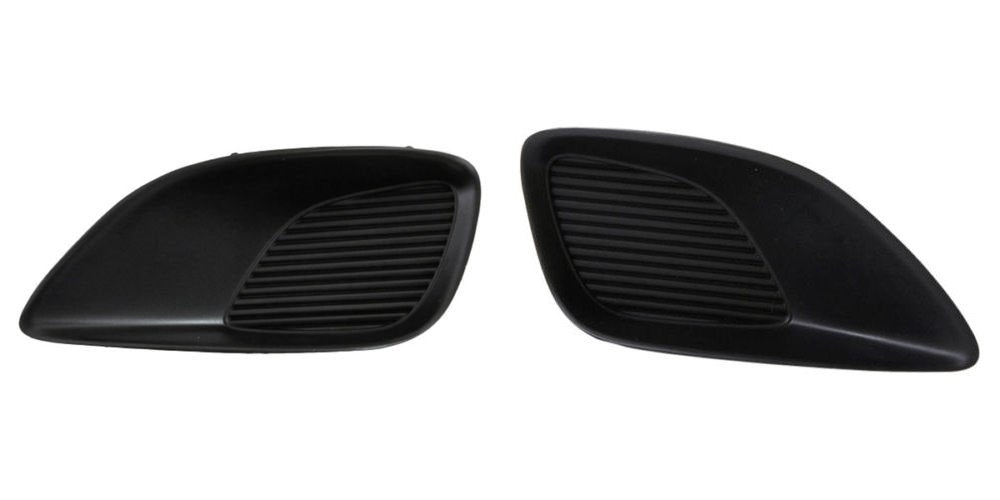 DAT AUTO PARTS Front Right Passenger and Left Driver Side Bumper Fog Light Lamp Hole Cover Grille Molding Trim Set of 2 Replacement for 2007-2012 T...