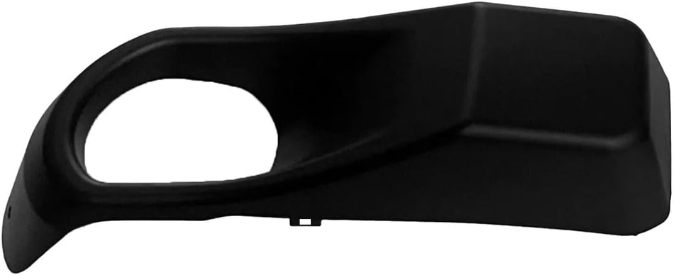 DAT AUTO PARTS Front Left Driver Side Fog Light Bumper Cover Grille Molding Insert Bezel Trim Replacement For 2018-2024 Jeep Wrangler Gladiator Bla...