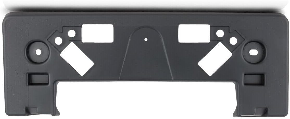 DAT AUTO PARTS Front Bumper License Plate Bracket Frame Cover Tag Holder Replacement For 2011-2012 Nissan Leaf Black Textured Plastic NI1068158 962...