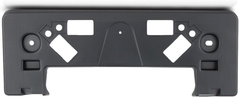 DAT AUTO PARTS Front Bumper License Plate Bracket Frame Cover Tag Holder Replacement For 2011-2012 Nissan Leaf Black Textured Plastic NI1068158 962...