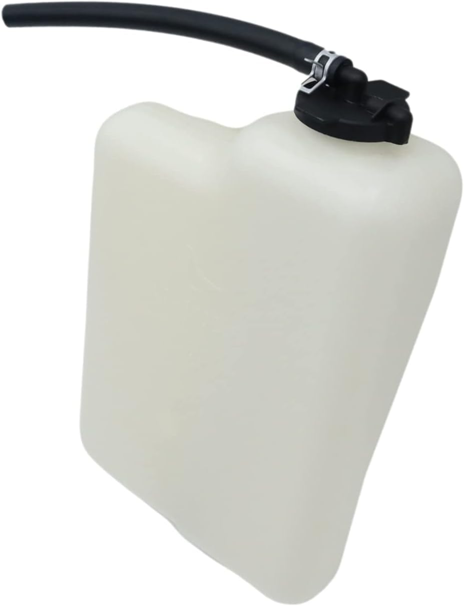 DAT AUTO PARTS Coolant Recovery Bottle Tank With Cap Replacement for 1995-2004 Toyota Tacoma White Textured Plastic TO3014108 164700C011