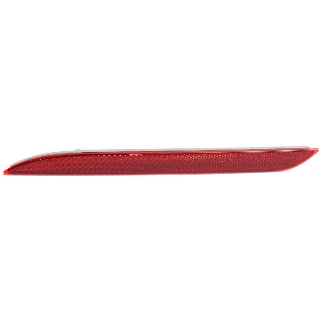 DAT AUTO PARTS Rear Left Driver Side Bumper Cover Marker Light Reflector Lamp Insert Replacement For 2015-2017 Ford Mustang GT/Shelby Red Plastic L...