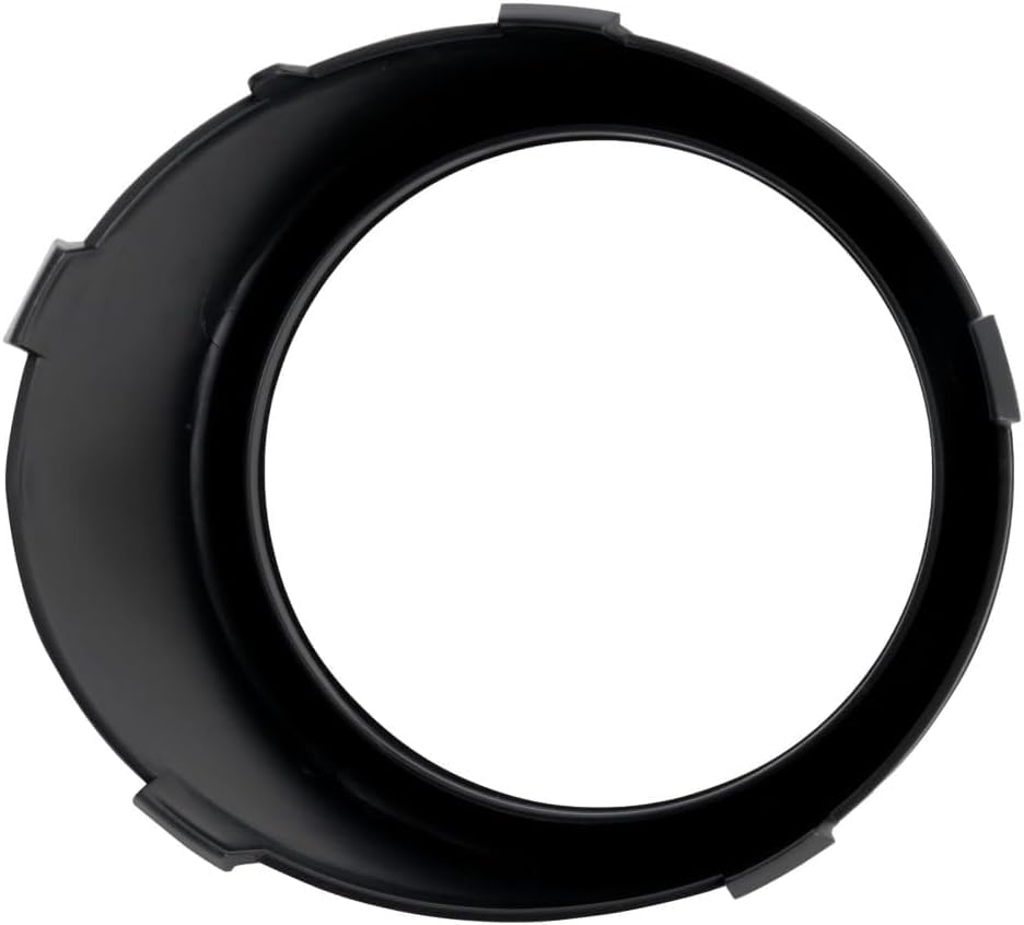 DAT AUTO PARTS Front Right Passenger Fog Light Hole Bezel Lamp Trim Ring Molding Bumper Insert Replacement For 2017 2018 2019 Kia Soul Except Turbo...