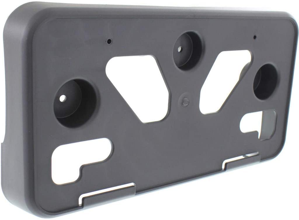 DAT AUTO PARTS Front Bumper License Plate Frame Tag Mounting Bracket Holder Replacement For 2013 Chevrolet Malibu Black Textured Made of Plastic GM...