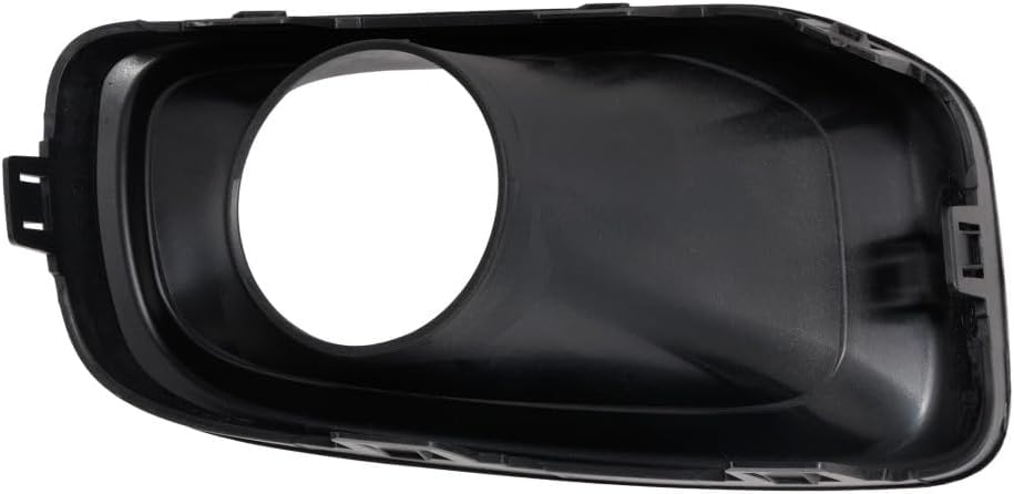 DAT AUTO PARTS Front Left Driver Side Bumper Fog Light Cover Bezel Trim Insert Replacement For 2016-2018 Jeep Renegade Black & Gray Textured Plasti...