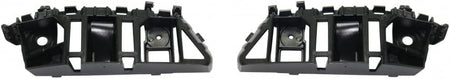 DAT AUTO PARTS Front Right Passenger & Left Driver Outer Bumper Cover Guide Bracket Set Replacement For 2012-2017 Volkswagen Tiguan Black Textured ...