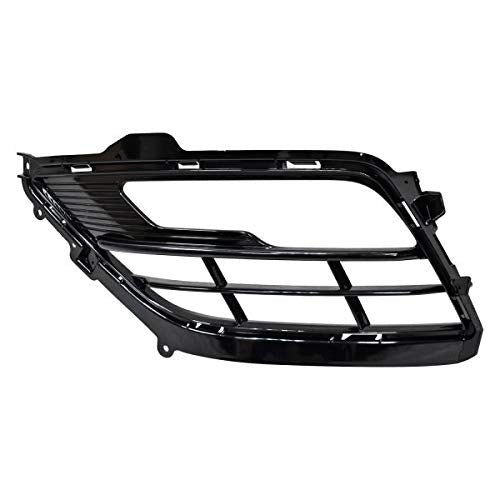 DAT AUTO PARTS Front Left Driver Side Fog Light Bezel Cover Trim Molding Bumper Insert Replacement For 2017 2018 2019 Ford Fusion Sport Black Textu...