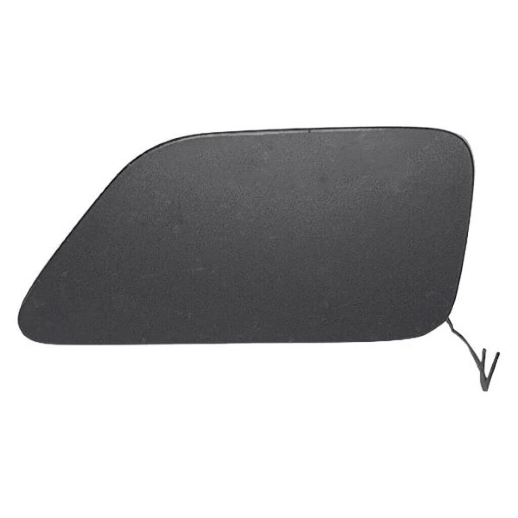 DAT AUTO PARTS Front Bumper Tow Hook Eye Hole Cover Bracket Insert Mounting Retainer Replacement For 2018 - 2022 Nissan Leaf Black Smooth NI1029111...