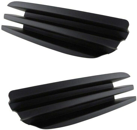 DAT AUTO PARTS Front Left Driver & Right Passenger Side Bumper Fog Light Cover Pair Replacement For 2008 - 2010 Chrysler Town and Country Matte Gra...