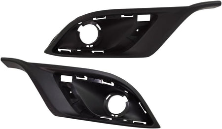 Front Left Driver & Right Passenger Set of 2 Inner Fog Light Cover Bezel Trim Pair Replacement For 2014-2020 Dodge Durango Except 2018-2020 SRT/RT ...