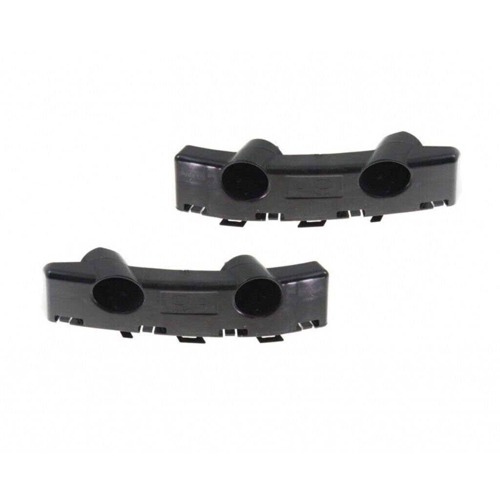 DAT AUTO PARTS Front Right Passenger Left Driver Side Upper Bumper Cover Bracket Pair Set Of 2 Replacement For 2015 - 2018 Nissan Murano Black Smoo...
