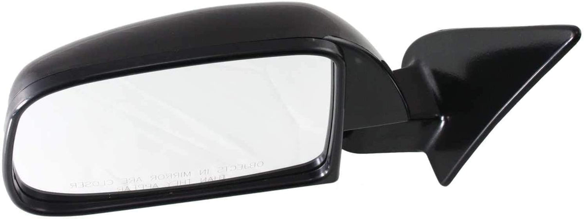 DAT AUTO PARTS Left Driver Side Window Mount Manual Door Mirror Replacement For 1989-1995 Toyota Pickup 2WD 4WD Black Foldaway Type w/o Window Vent...