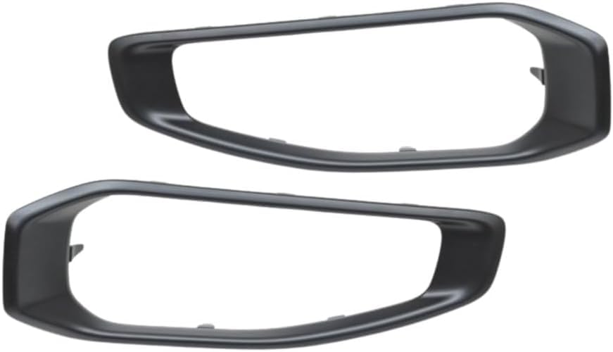 Front Left Driver & Right Passenger Set Of 2 Bumper Fog Light Cover Trim Pair Replacement For 2018-2025 Jeep Wrangler JL 2020-2025 Gladiator JT Bla...