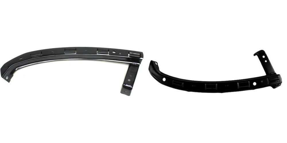 DAT AUTO PARTS Front Left Driver & Right Passenger Side Bumper Cover Bracket Replacement For 2001 - 2003 Honda Civic Coupe And 4DR Sedan Models Bla...