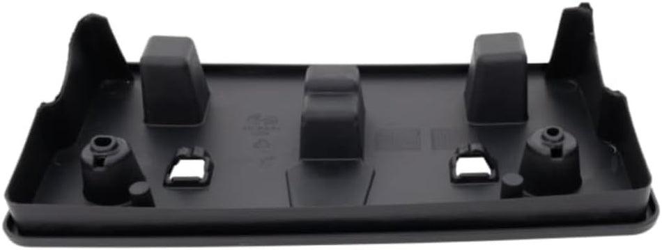 DAT AUTO PARTS Front License Plate Bracket Frame Cover Tag Holder Replacement for 2019 - 2022 Mazda 3 Hatchback Models Black Textured Plastic MA106...