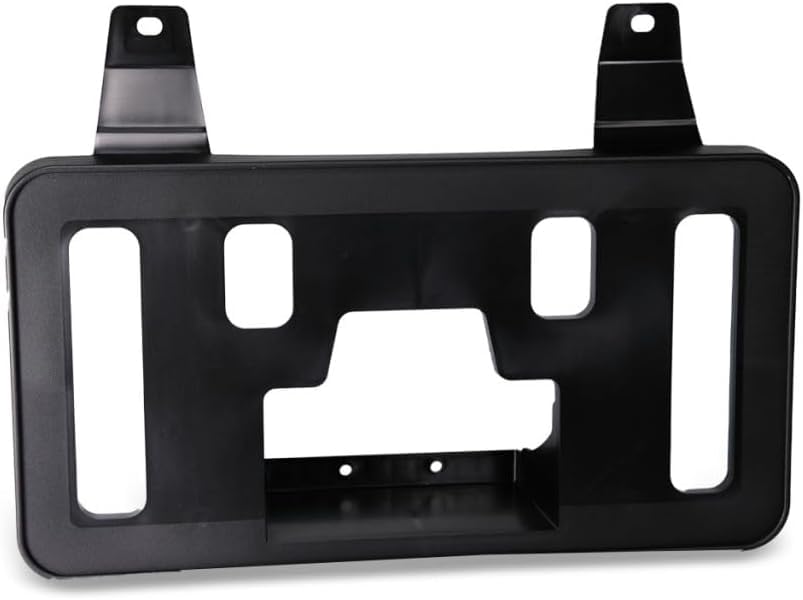DAT AUTO PARTS Front Bumper License Plate Frame Tag Mounting Bracket Holder Replacement for 2009-2015 Honda Pilot Black Textured Plastic HO1068122 ...