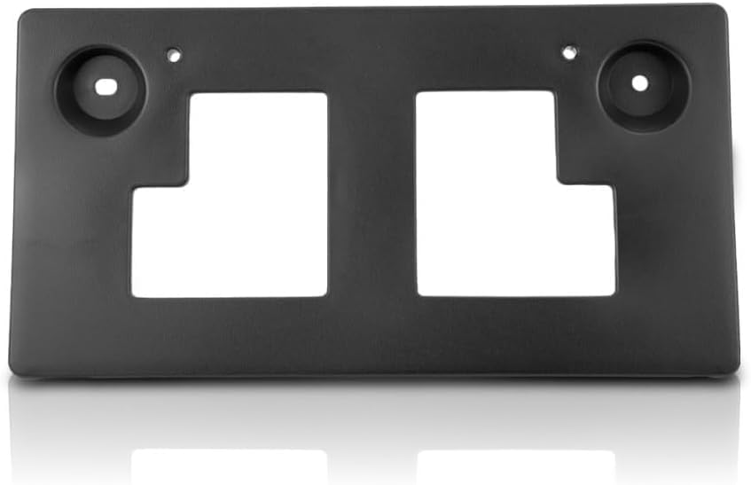 DAT AUTO PARTSFront Bumper Cover License Plate Frame Tag Mounting Bracket Holder Replacement for 2020-2024 Nissan Titan Pickup EXCEPT PRO-4X Black ...