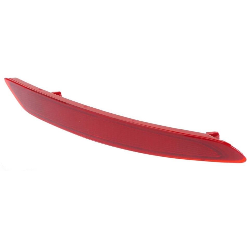 DAT AUTO PARTS Rear Right Passenger Side Bumper Cover Marker Light Reflector Lamp Insert Replacement For 2014-2019 Ford Fiesta Sedan Red Plastic Le...