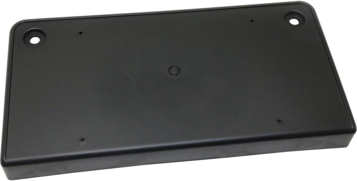 DAT AUTO PARTS Front Bumper License Plate Frame Tag Mounting Bracket Holder Cover Replacement for 2016-2019 Volkswagen Passat Except R-Line Black T...