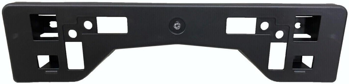 DAT AUTO PARTS Front Bumper License Plate Frame Tag Mounting Bracket Holder Cover Replacement for 2021-2022 Toyota Venza Black Textured PP Plastic ...