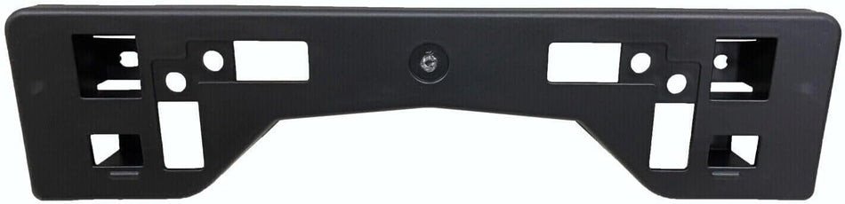 DAT AUTO PARTS Front Bumper License Plate Frame Tag Mounting Bracket Holder Cover Replacement for 2021-2022 Toyota Venza Black Textured PP Plastic ...