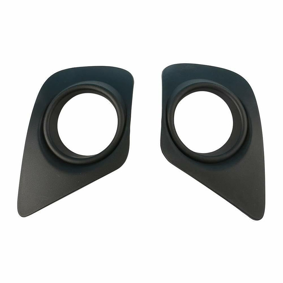 DAT AUTO PARTS Front Left Driver & Right Passenger Side Set Bumper Fog Light Cover Bezel Hole Insert Pair Replacement For 2011-2019 Dodge Journey B...