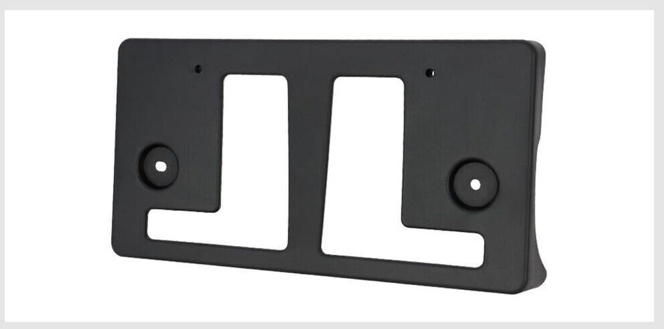 DAT AUTO PARTS Front Bumper Cover License Plate Frame Tag Mounting Bracket Holder Replacement for 2017-2019 Nissan Titan Pickup Black Textured Plas...