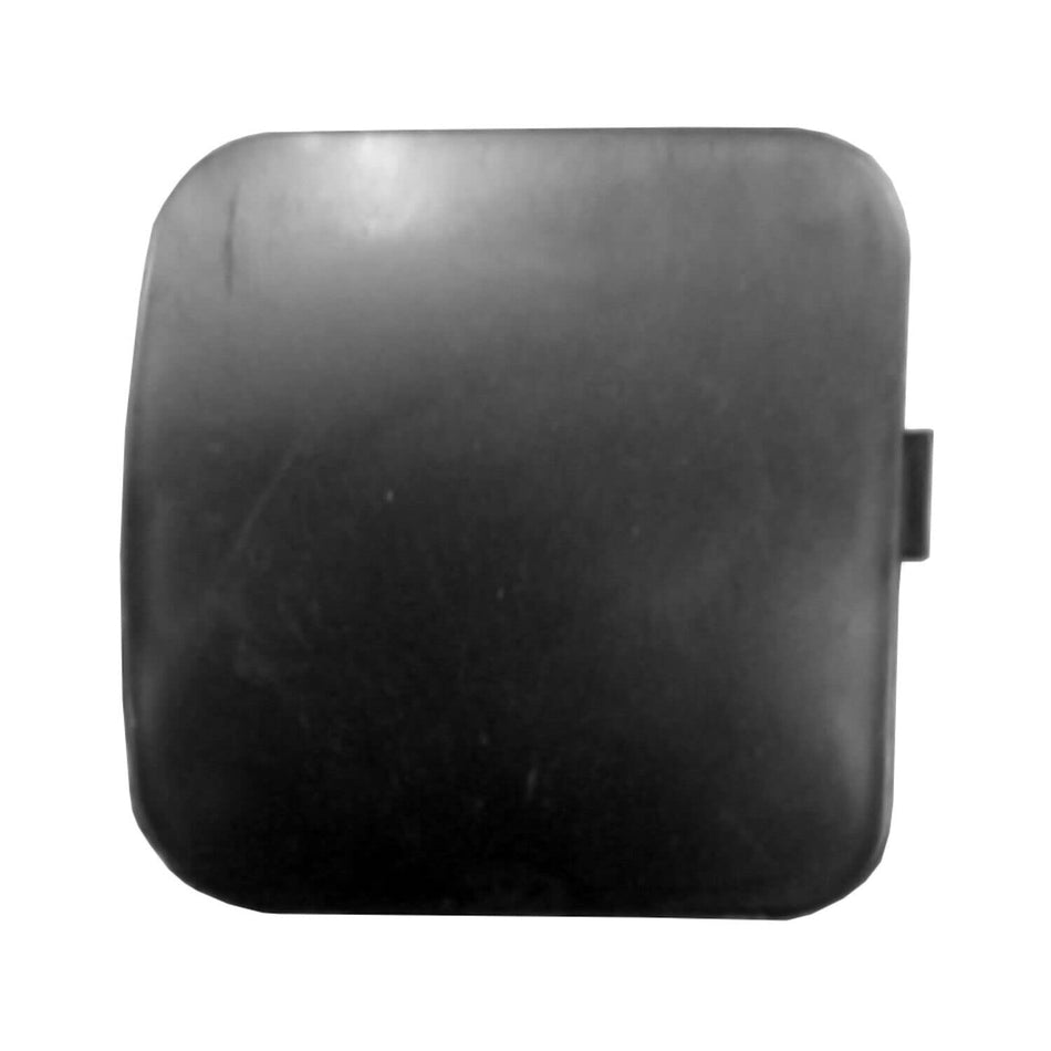 Front Right Passenger Side Bumper Tow Hook Eye Hole Cover Bracket Insert Replacement For 2009-2012 Toyota Rav4 Base and Sport Models Only Matte Bla...