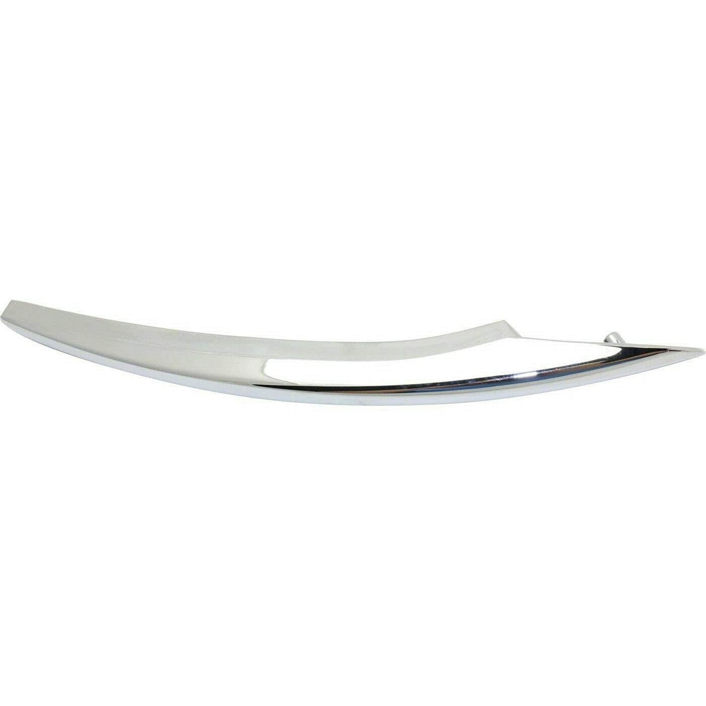 DAT AUTO PARTS Front Right Passenger Side Fog Light Cover Trim Molding Bumper Strip Insert Replacement For 2013-2016 Lincoln MKZ Silver Chrome Smoo...
