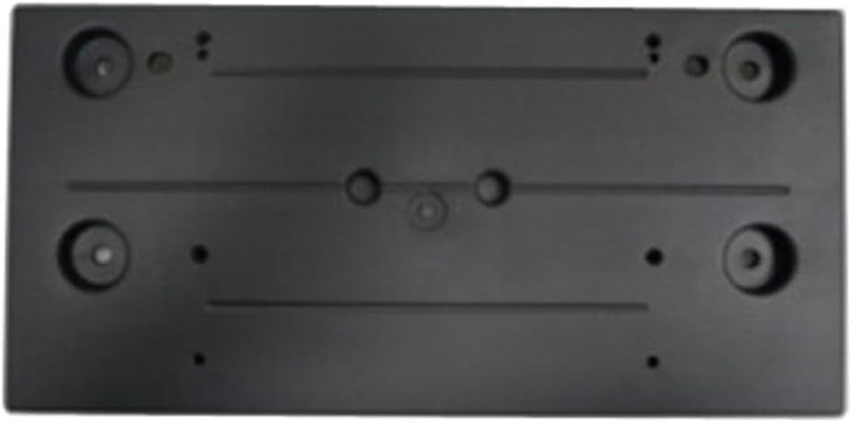 DAT AUTO PARTS Front Bumper License Plate Bracket Frame Cover Tag Holder Replacement for 2018-2021 BMW i3 Black Textured Made of Plastic BM1068162 ...