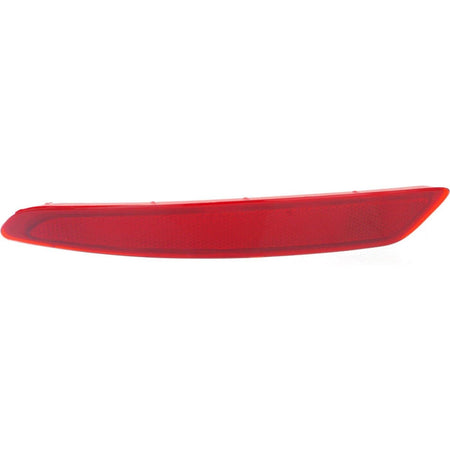 DAT AUTO PARTS Rear Left Driver Side Bumper Cover Reflector Lamp Marker Light Insert Replacement For 2014-2019 Ford Fiesta Sedan Red Plastic Lens F...