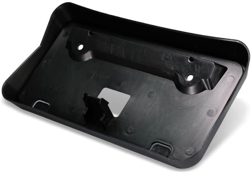 DAT AUTO PARTS Front Bumper License Plate Bracket Frame Tag Holder Replacement for 2006 2007 2008 2009 Ford Fusion Black Textured Plastic 6E5Z17A38...