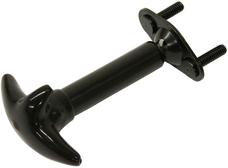 DAT AUTO PARTS Left Driver Hood Latch Bracket Catch Lock Replacement for 1987-1995 Jeep WRANGLER/SAHARA Black Smooth Metal CH1234103 / 55009428 / J...