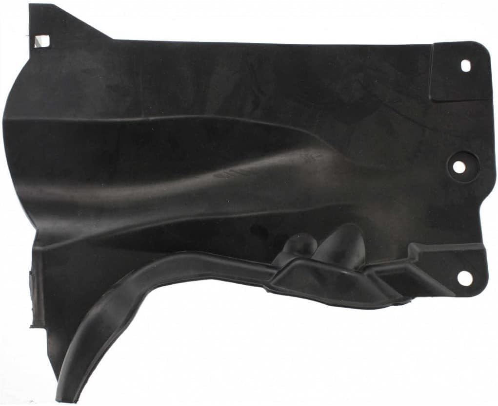 DAT AUTO PARTS Front Right Passenger Side Engine Outer Under Car Shield Replacement For 2004-2009 Mazda 3 and 2006-2010 Mazda 5 Black Textured Plas...