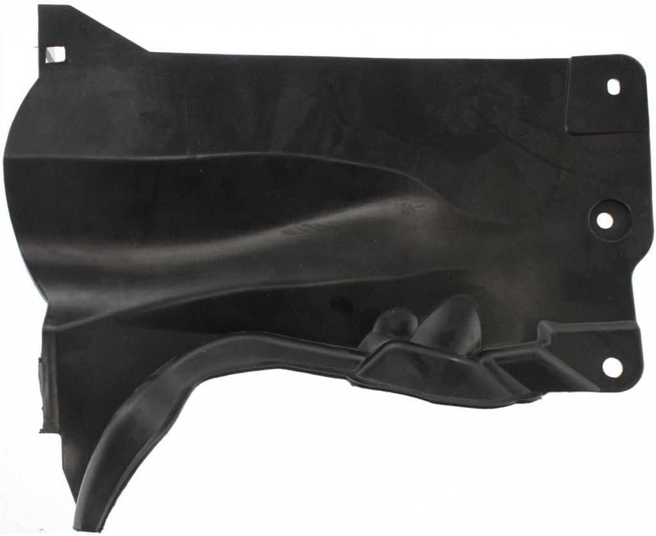 DAT AUTO PARTS Front Right Passenger Side Engine Outer Under Car Shield Replacement For 2004-2009 Mazda 3 and 2006-2010 Mazda 5 Black Textured Plas...