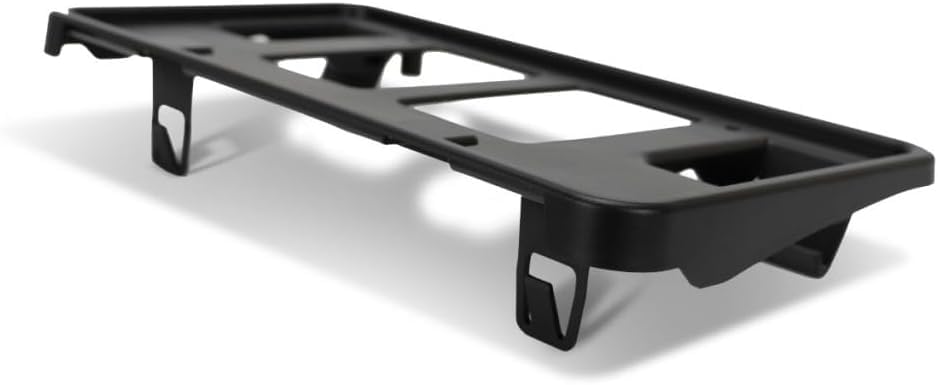 Front Bumper License Plate Frame Tag Mounting Bracket Holder Replacement For 2006-2008 Ford F150 Pickup Truck and 06-08 Lincoln Mark LT Black Textu...