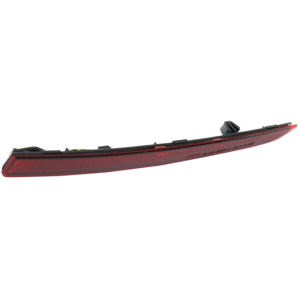 DAT AUTO PARTS Rear Right Passenger Side Bumper Cover Marker Light Reflector Lamp Insert Replacement For 2013-2020 Lincoln MKZ Red Plastic Lens FO1...