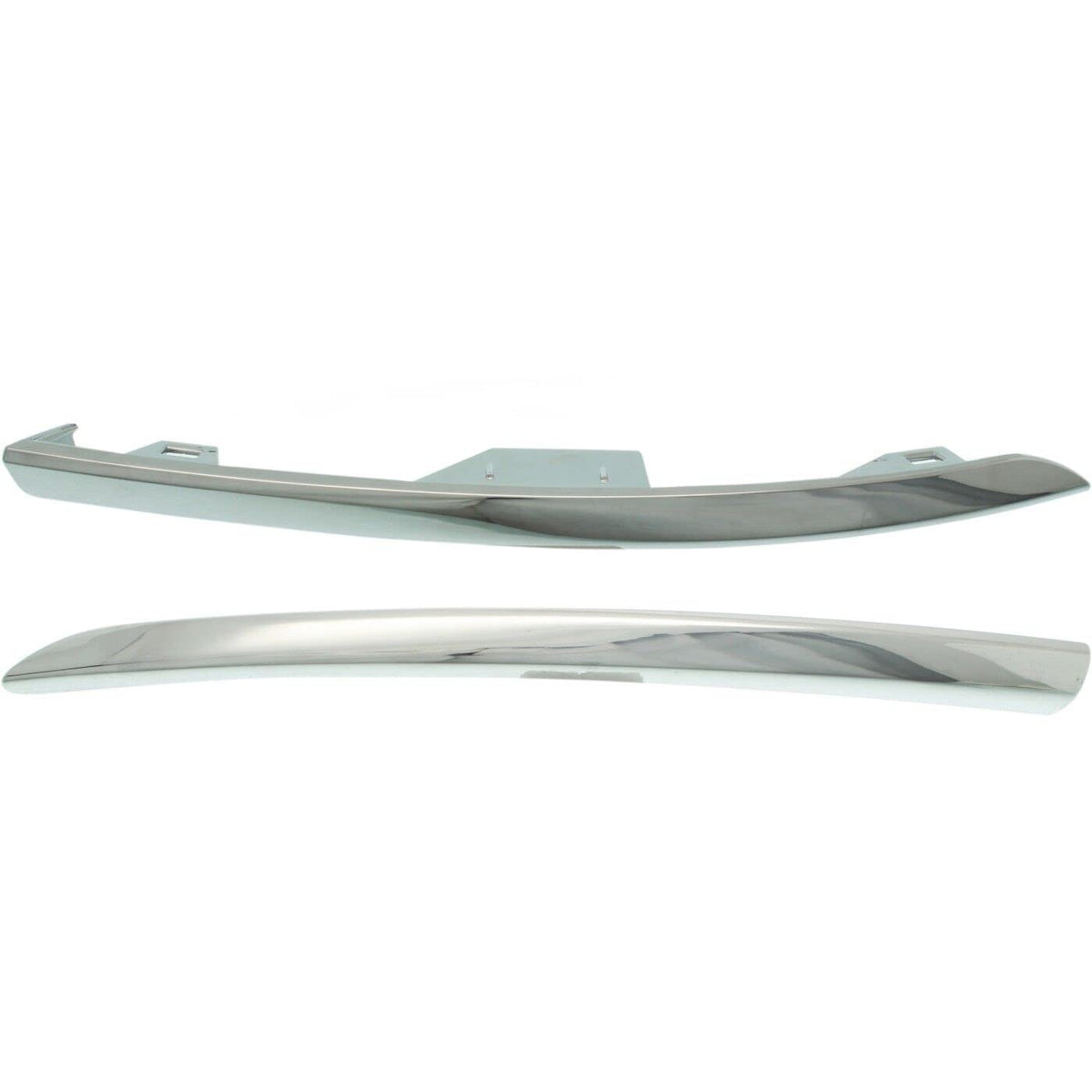 DAT AUTO PARTS Front Left Driver & Right Passenger Side Lower Pair Bumper Cover Molding Trim Replacement For 2017 - 2021 Jeep Grand Cherokee Chrome...
