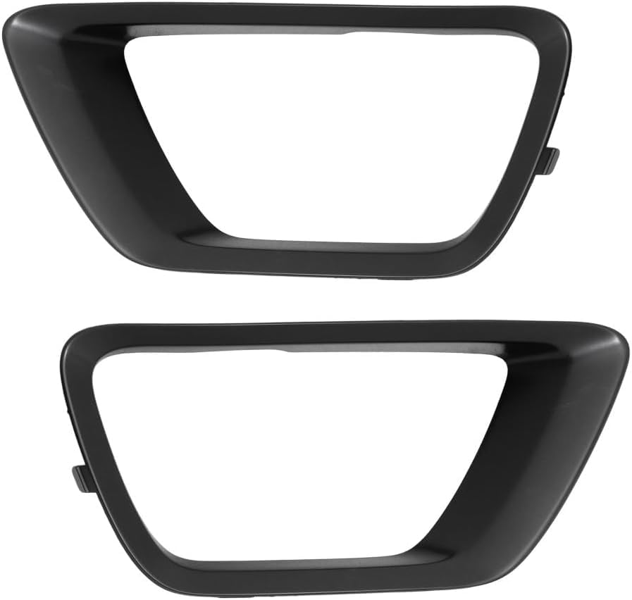 Front Left Driver & Right Passenger Set Of 2 Fog Light Bezel Trim Frame Ring Pair Replacement for 2015-2020 Chevy Colorado Pickup Truck Except ZR2 ...
