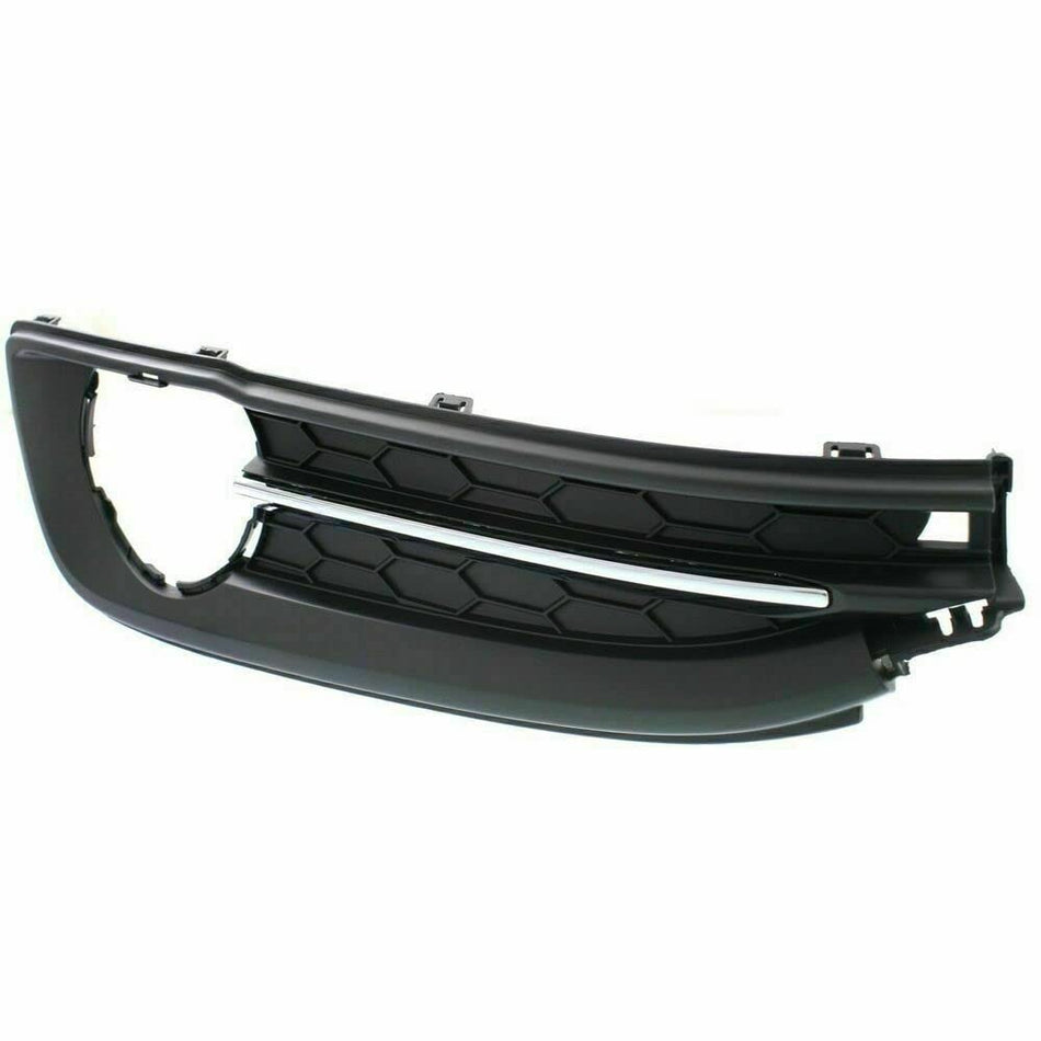 DAT AUTO PARTS Front Left Driver Side Bumper Insert Fog Light Bezel Cover Grille Molding Replacement For 2013 2014 Honda Civic 2.4 Si Sedan Black T...