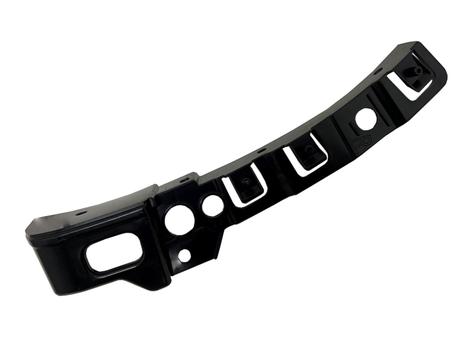 DAT AUTO PARTS Front Right Passenger Side Outer Bumper Cover Bracket, Vertical Outer Edge, Fits 2022-2025 Mazda CX5, Black Textured Plastic Finish,...