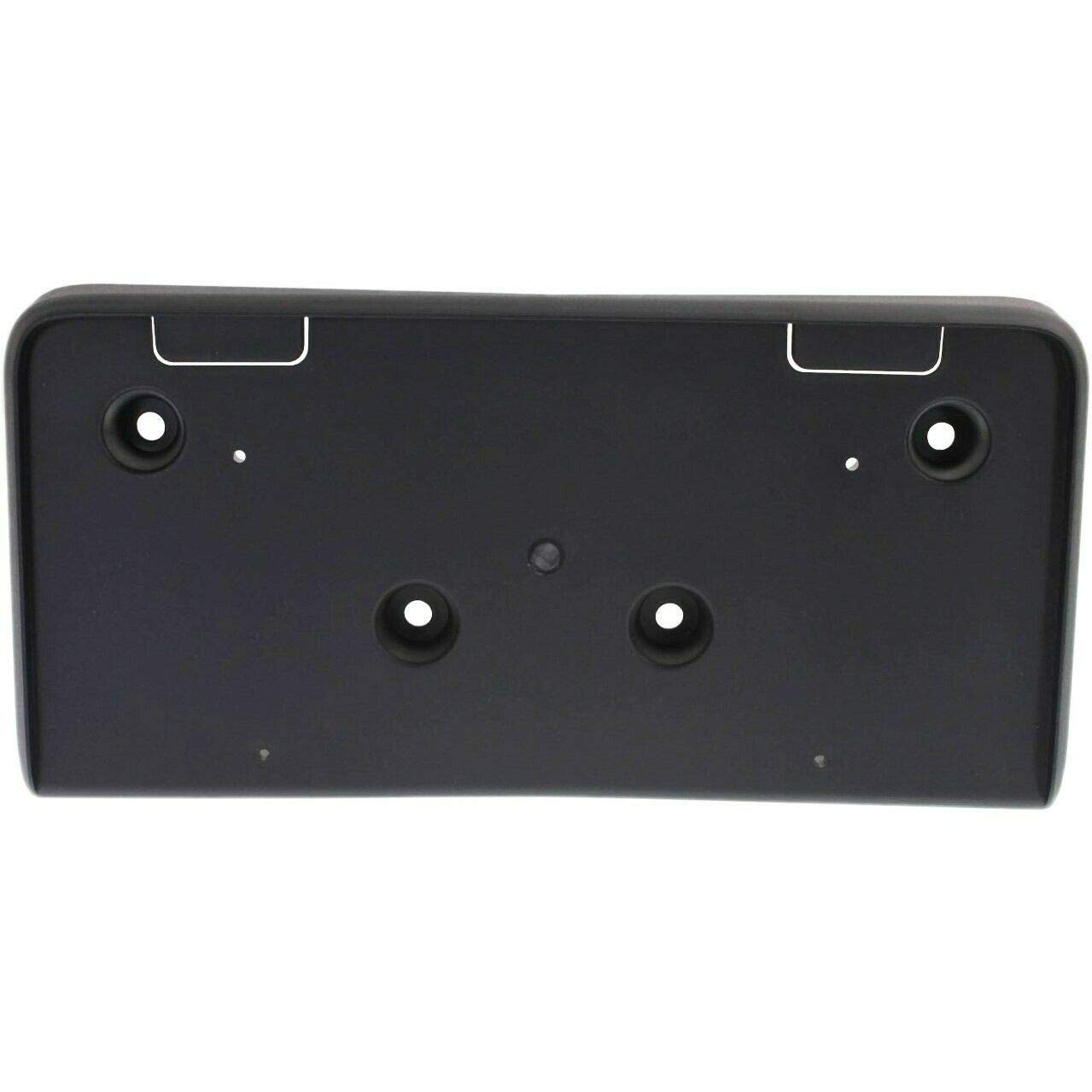 DAT AUTO PARTS Front License Plate Bracket Tag Holder Replacement for 2010-2015 Chevrolet Equinox Black Textured Made of Plastic GM1068134 25798733