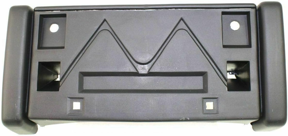 Front Bumper License Plate Frame Tag Mounting Bracket Holder Replacement For 1994-1997 Chevrolet S10 Pickup Truck and S10 Blazer Models With Moldin...