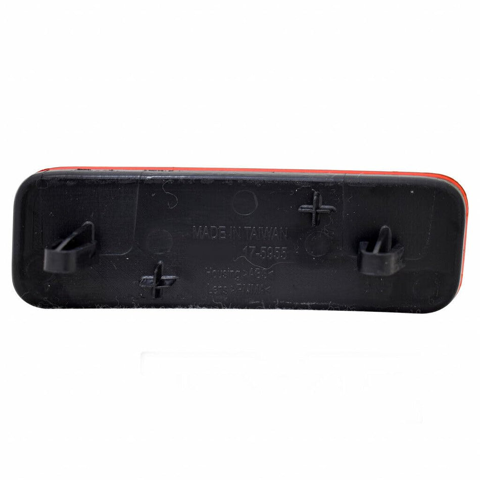 DAT AUTO PARTS Rear Right Passenger Side Bumper Cover Marker Light Reflector Lamp Insert Replacement For 2021-2024 Ford Bronco Sport Red Plastic Le...